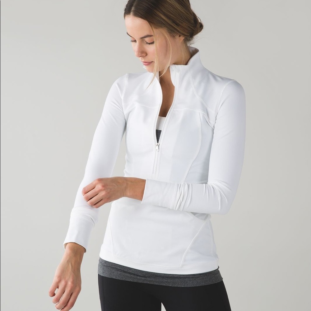 Lululemon white half zip